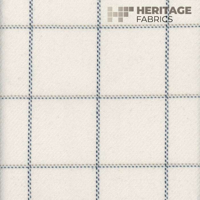 Frazier Slate by Heritage Fabric - 100% Cotton India 30,000 Horizontal: 3" and Vertical: 3" 54" - Fabric Carolina -