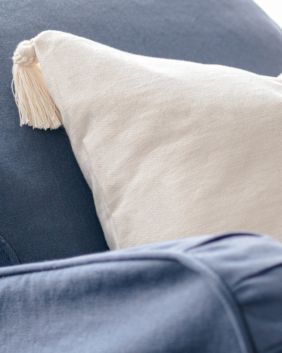 French Ivory linen fabric by Mind the Gap (FB00156), view 2