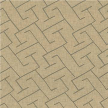 Frette Grey by Kasmir Designer Fabric 5077 100% Polyester Embroidery Contents 100% Polyester CHINA Not Tested H: 13 2/8 inches, V: 11 6/8 inches 58 - 59 - Swanky Fabrics - Kasmir