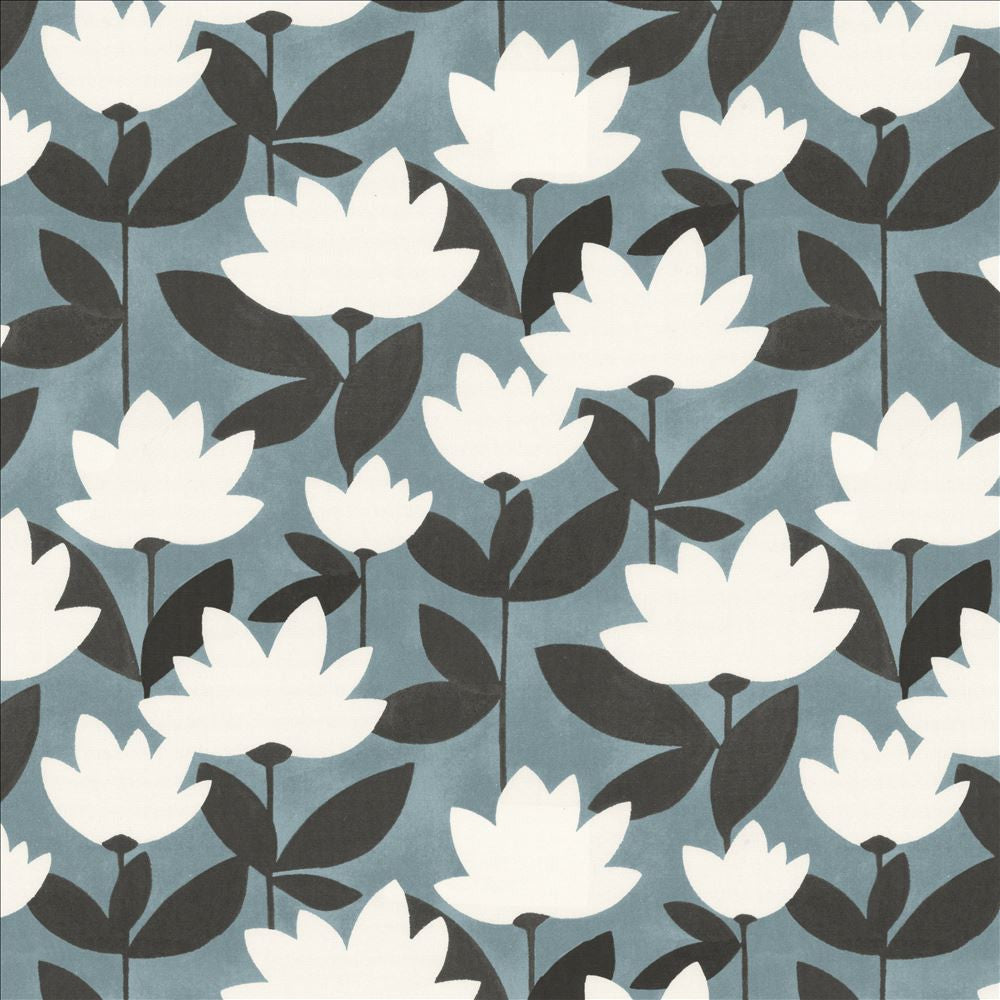 Frisky Floral Indigo by Kasmir Designer Fabric 1467 100% Cotton
 CHINA 12,000 Wyzenbeek Double Rubs </p><p>Repeat: Horizontal: 15 inches and Vertical: 14 2/8 inches 55 - Swanky Fabrics -