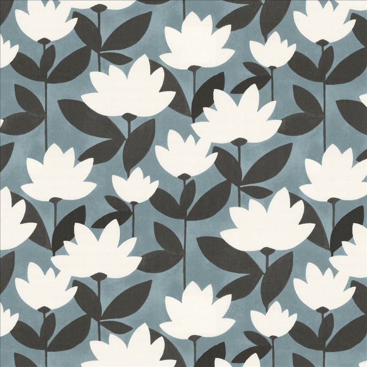 Frisky Floral Indigo by Kasmir Designer Fabric 1467 100% Cotton
 CHINA 12,000 Wyzenbeek Double Rubs </p><p>Repeat: Horizontal: 15 inches and Vertical: 14 2/8 inches 55 - Swanky Fabrics -