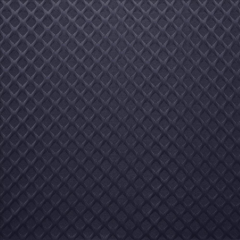 Gaineswood Indigo  by Kasmir Designer Fabric 5145 100% Polyester
 INDIA Not Tested Horizontal: 1 1/8 inches and Vertical: 1 2/8 inches 54  - Swanky Fabrics -