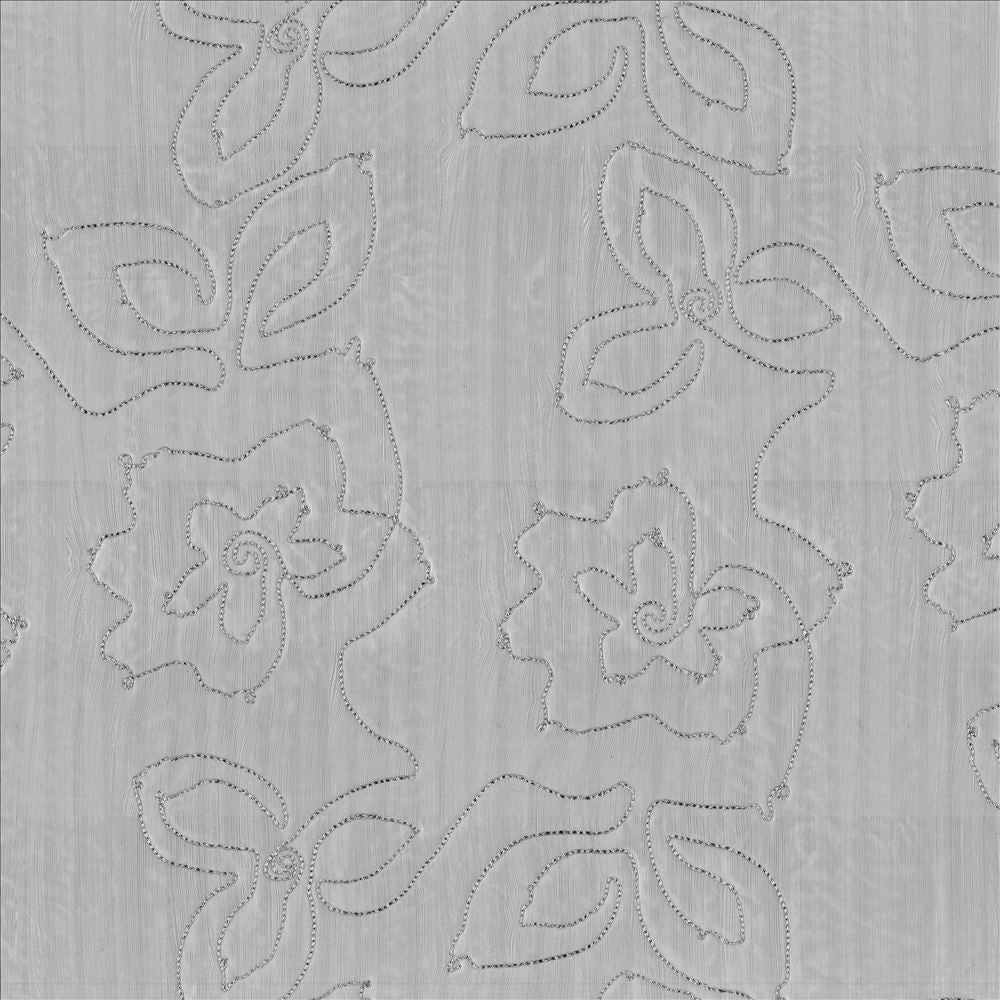 Garden Delight Silver Haze by Kasmir Designer Fabric 5077 100% Polyester
Embroidery
100% Polyester
 CHINA </p><p>Repeat: Horizontal: 18 4/8 inches and Vertical: 17 inches 91 - Swanky Fabrics -