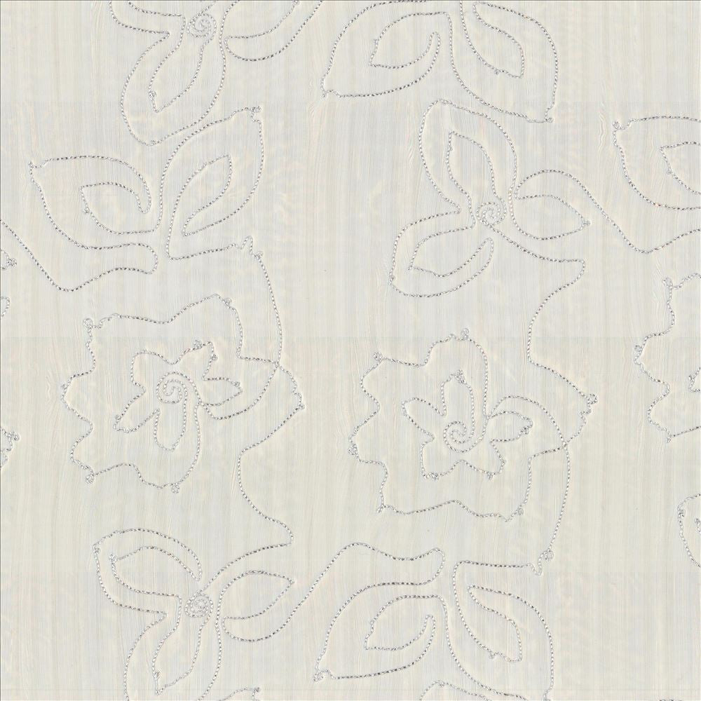 Garden Delight Sterling by Kasmir Designer Fabric 5077 100% Polyester
Embroidery
100% Polyester
 CHINA Not Tested </p><p>Repeat: Horizontal: 18 4/8 inches and Vertical: 17 inches 91 - Swanky Fabrics -