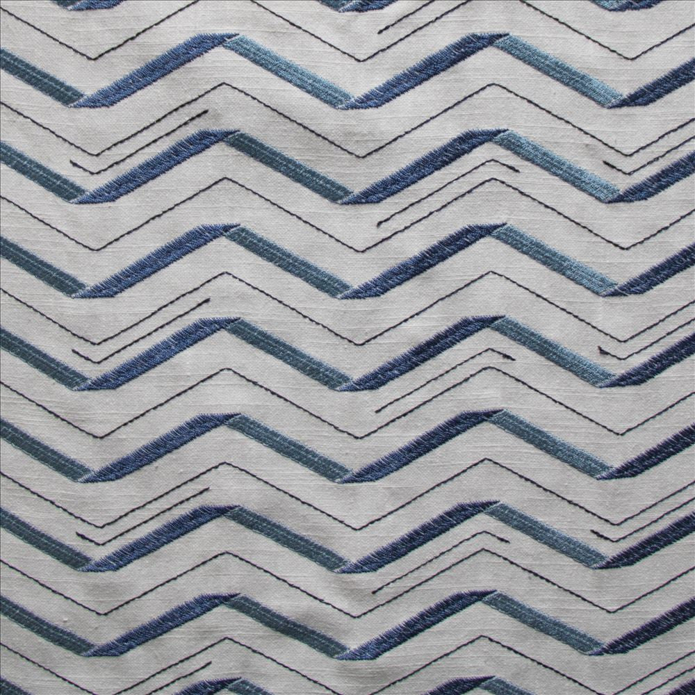Gastonia Ocean  by Kasmir Designer Fabric 1477 58% Cotton 42% Polyester  INDIA  </p><p>Repeat: Horizontal: 8 4/8 inches and Vertical: 3 inches 51  - Swanky Fabrics -
