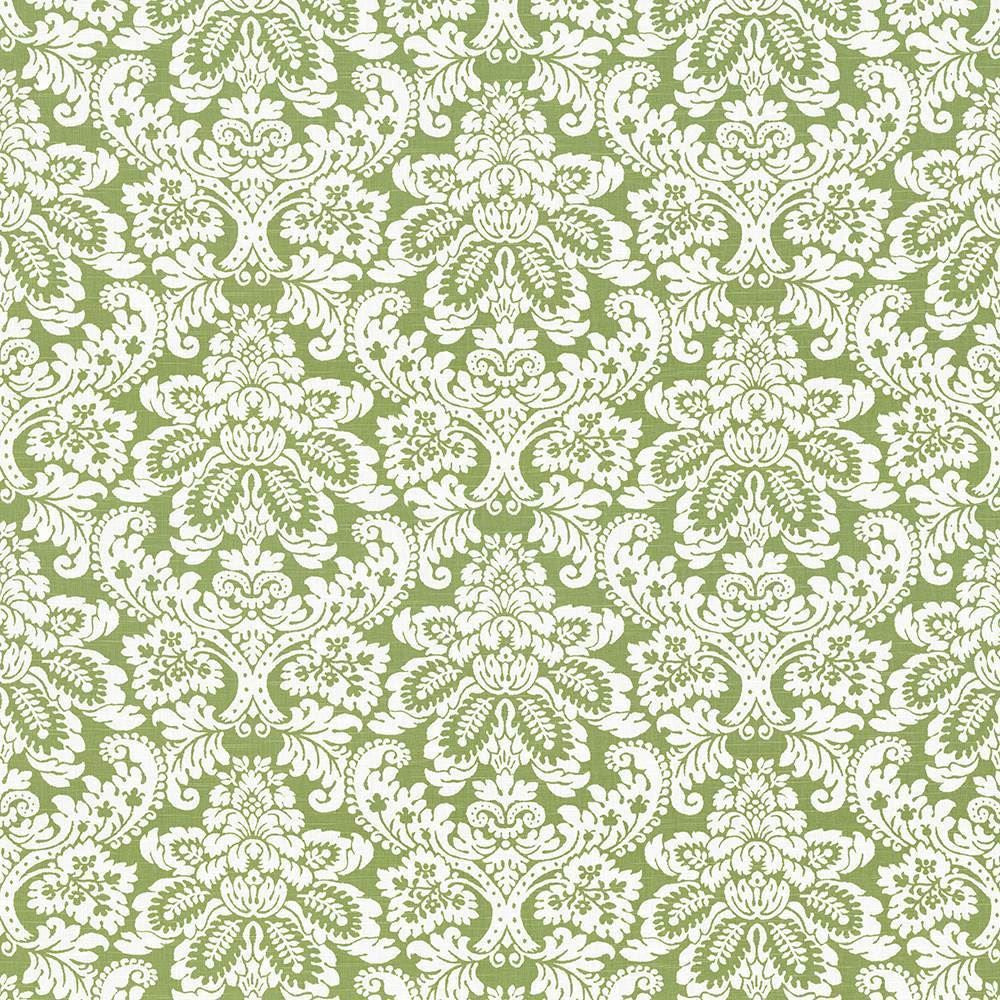 Gavroche Apple by Kasmir Designer Fabric 5065 100% Cotton USA 15,000 Wyzenbeek Double Rubs Horizontal: 27 inches and Vertical: 25 2/8 inches 54 - Swanky Fabrics -