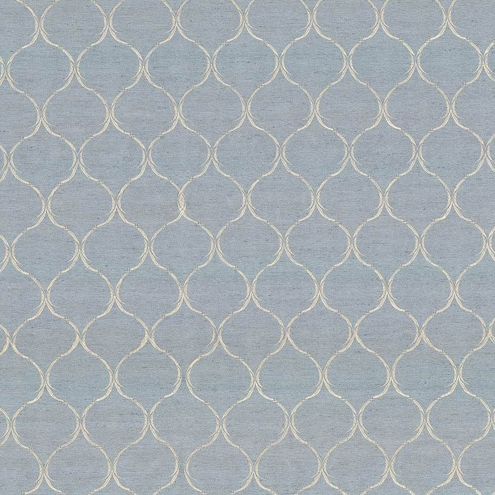 Gazebo Trellis Ice Blue by Kasmir Designer Fabric 5072 100% Polyester
Embroidery
100% Polyester
 CHINA </p><p>Repeat: Horizontal: 4 2/8 inches and Vertical: 5 6/8 inches 54 - 58 - Swanky Fabrics -