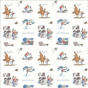 Kasmir Fabric George Marvelous Blue