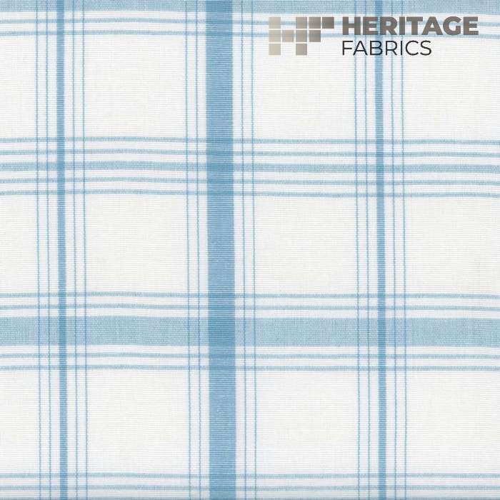 Gillette Cornflower by Heritage Fabric - 100% Cotton India 9,000 Horizontal: 5.5" and Vertical: 5.5" 54" - Fabric Carolina -