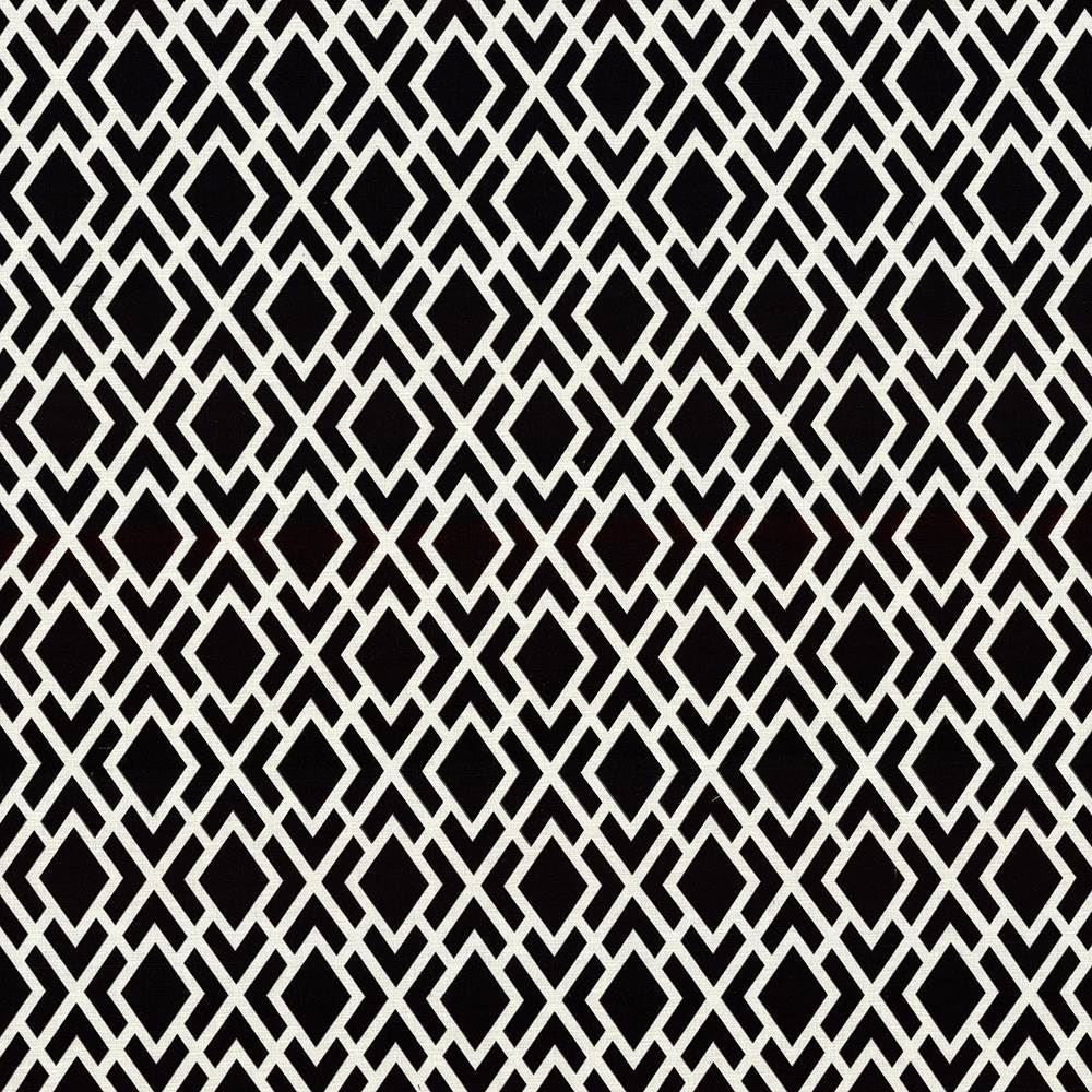 Ginza Noir by Kasmir Designer Fabric 5105 100% Cotton PAKISTAN 15,000 Wyzenbeek Double Rubs Horizontal: 4 4/8 inches and Vertical: 6 4/8 inches 54 - 55 - Swanky Fabrics -