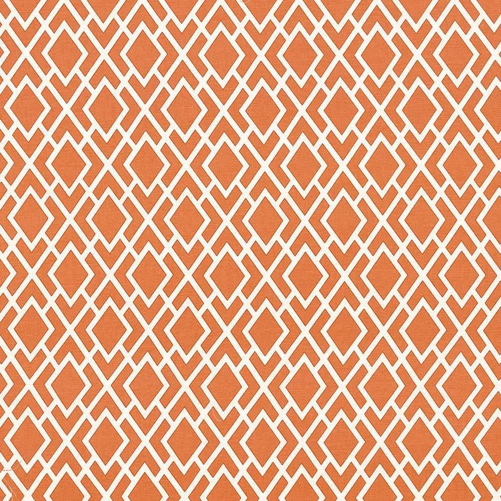 Ginza Tangerine by Kasmir Designer Fabric See sample 100% Cotton
 PAKISTAN 15,000 Wyzenbeek Double Rubs </p><p>Repeat: Horizontal: 4 4/8 inches and Vertical: 6 4/8 inches 54 - Swanky Fabrics -