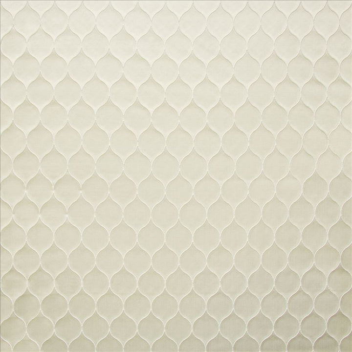 Glensheen White by Kasmir Designer Fabric 5147 100% Polyester
 INDIA </p><p>Repeat: Horizontal: 1 1/8 inches and Vertical: 2 inches 54 - Swanky Fabrics -