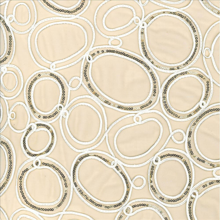 Glitz N Glam Champagne by Kasmir Designer Fabric 5077 100% Polyester
Embroidery
100% Polyester
 CHINA </p><p>Repeat: Horizontal: 17 inches and Vertical: 15 inches 53 - 60 - Swanky Fabrics -