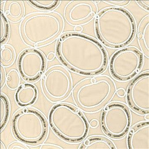 Kasmir Fabric Glitz N Glam Champagne