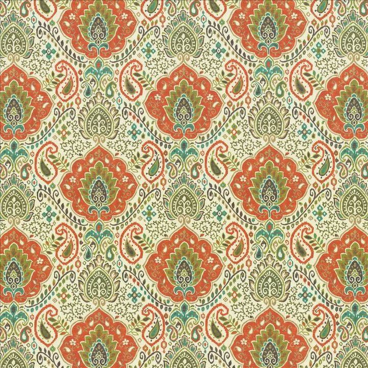 Globetrotter Spectrum by Kasmir Designer Fabric 5121 100% Cotton
 SPAIN </p><p>Repeat: Horizontal: 13 4/8 inches and Vertical: 13 4/8 inches 54 - Swanky Fabrics -