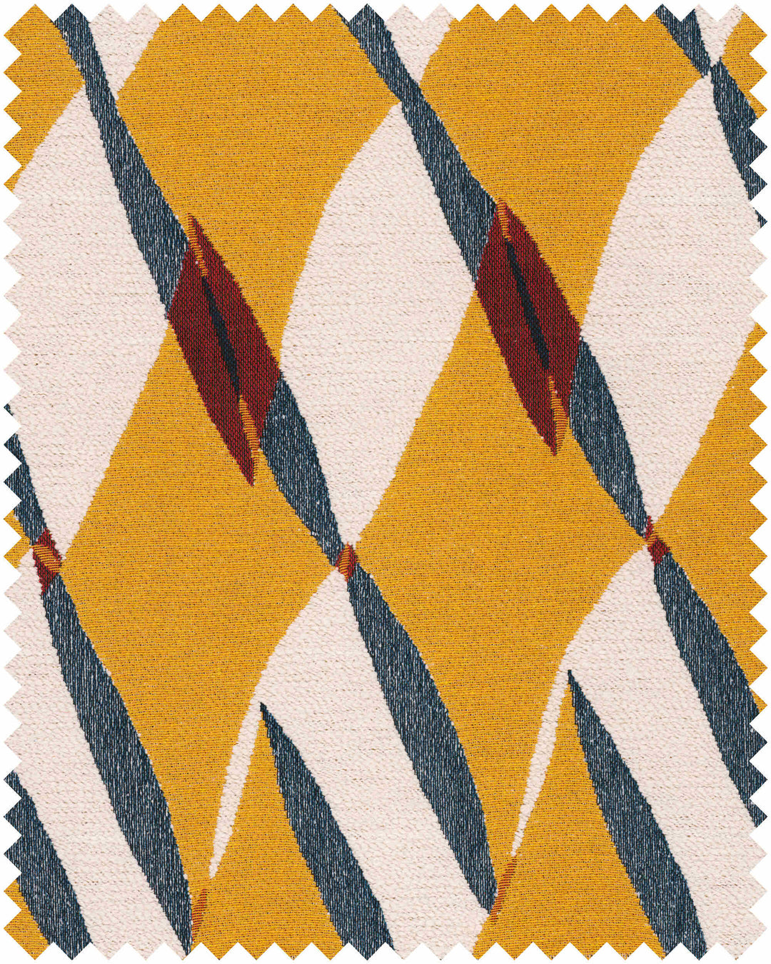 GLORIA Woven Fabric (FB00187) by Mind The Gap | FB00187 | TRANSYLVANIAN RHAPSODY | Blue, White, Yellow, Red | Meter | 140(±5%)x100 | (W)48 x (L)39cm / (W)18.8 x (L)15.3 in | Tumble Wash | Other Fibers, 82% Cotton, 10% Polyamide | Fabric Carolina | https://www.fabriccarolina.com/