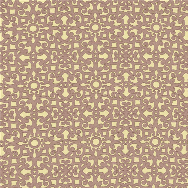 Glory Days Mauve by Kasmir Designer Fabric 5146 52% Cotton 48% Polyester INDIA Not Tested Horizontal: 8 6/8 inches and Vertical: 10 inches 51 - Swanky Fabrics -
