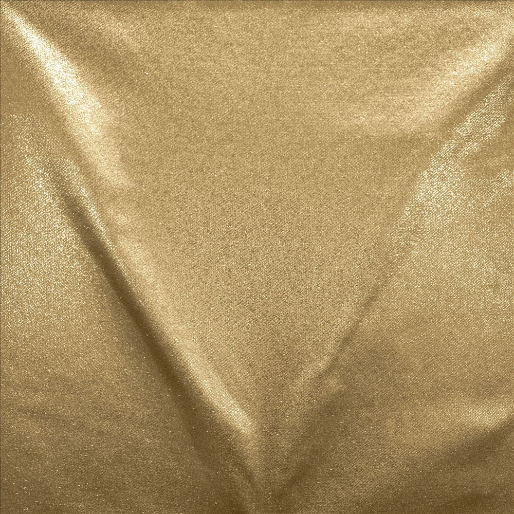 Glow Vintage Gold  by Kasmir Designer Fabric 5153 85% Polyester
15% Metallic
 TURKEY 18,000 Wyzenbeek Double Rubs Horizontal: N/A and Vertical: N/A 55  - Swanky Fabrics -
