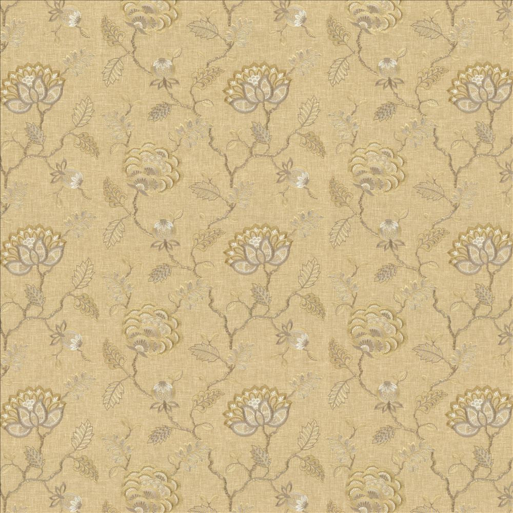 Grand Bouquet Linen by Kasmir Designer Fabric 1466 52% Polyester
48% Cotton
 INDIA 12,000 Wyzenbeek Double Rubs </p><p>Repeat: Horizontal: 17 inches and Vertical: 12 4/8 inches 54 - Swanky Fabrics -