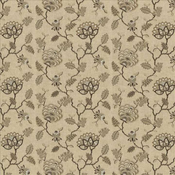 Grand Bouquet Travertine by Kasmir Designer Fabric 1462 52% Polyester
48% Cotton
 INDIA </p><p>Repeat: Horizontal: 17 inches and Vertical: 12 4/8 inches 51 - Swanky Fabrics -