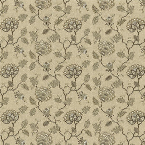 Kasmir Fabric Grand Bouquet Travertine