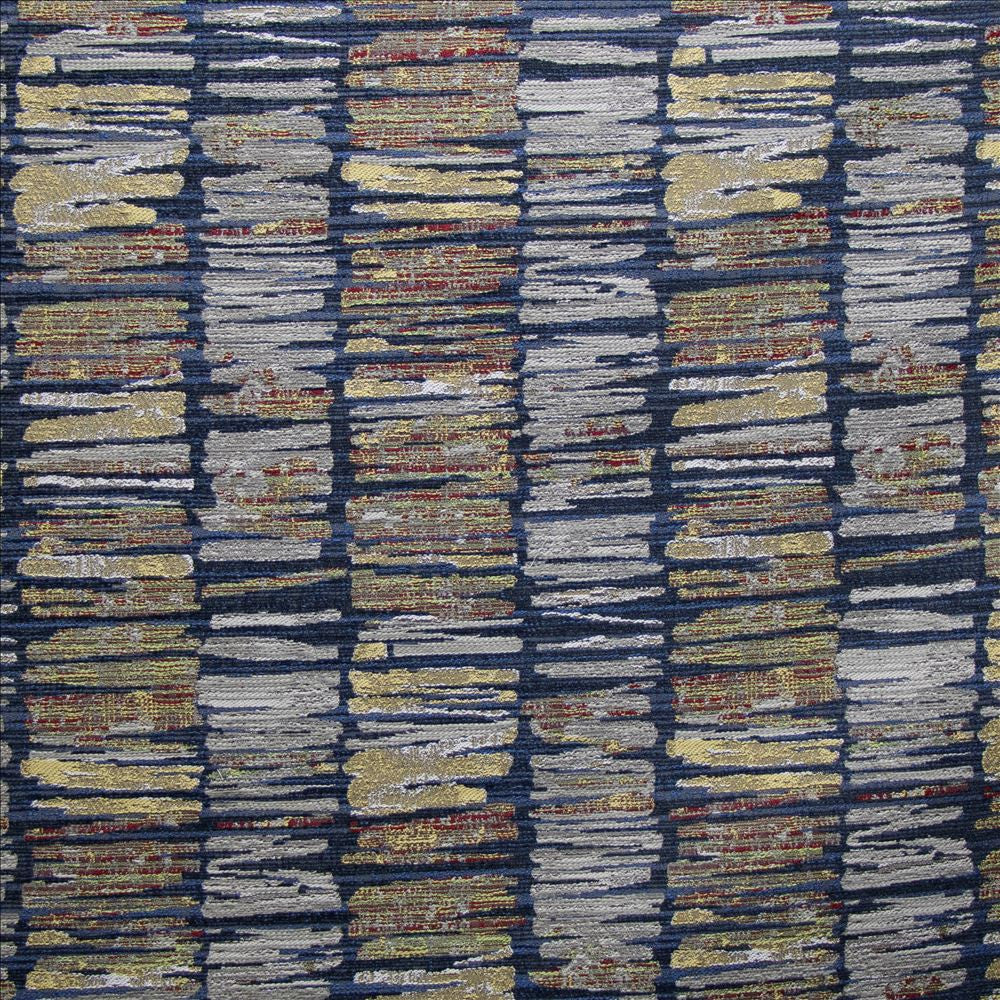 Gravata Atlantic  by Kasmir Designer Fabric 1477 100% Polyester  INDIA  </p><p>Repeat: Horizontal: 14 inches and Vertical: 24 4/8 inches 55  - Swanky Fabrics -