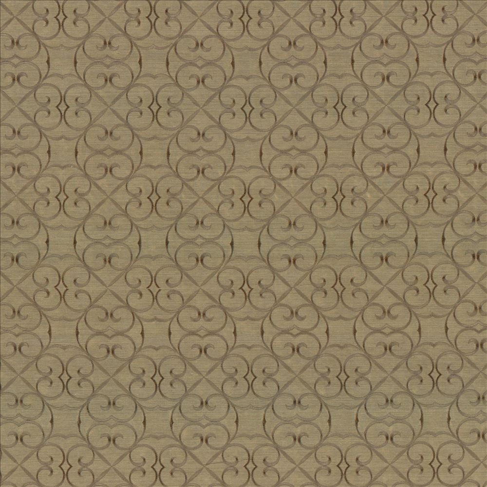 Greywell Driftwood by Kasmir Designer Fabric 1437 100% Polyester Embroidery 100% Rayon INDIA 12,000 Wyzenbeek Double Rubs Horizontal: 4 inches and Vertical: 4 inches 52 - 55 - Swanky Fabrics -