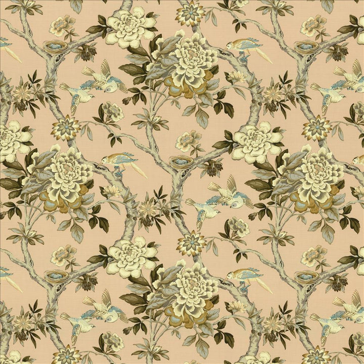 Gwendolyn Blush by Kasmir Designer Fabric 5155 100% Cotton
 PERU </p><p>Repeat: Horizontal: 27 inches and Vertical: 25 2/8 inches 54 - Swanky Fabrics -