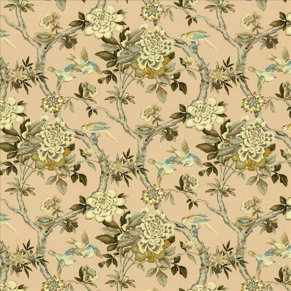Gwendolyn Blush by Kasmir Designer Fabric 5155 100% Cotton PERU 18,000 Wyzenbeek Double Rubs Horizontal: 27 inches and Vertical: 25 2/8 inches 54 - Swanky Fabrics -