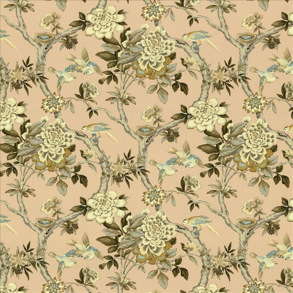 Gwendolyn Blush by Kasmir Designer Fabric See sample 100% Cotton
 PERU 18,000 Wyzenbeek Double Rubs </p><p>Repeat: Horizontal: 27 inches and Vertical: 25 2/8 inches 54 - Swanky Fabrics -