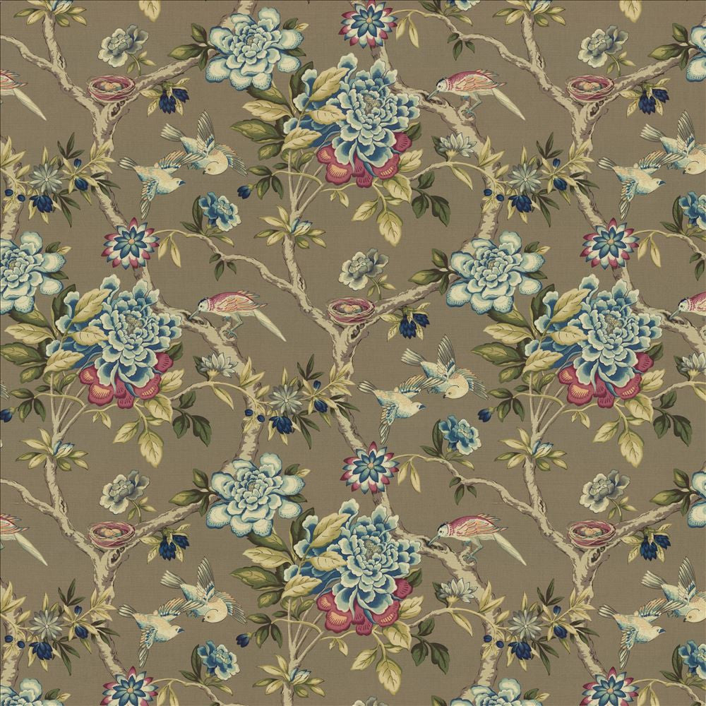 Gwendolyn Jewel by Kasmir Designer Fabric 5155 100% Cotton PERU 18,000 Wyzenbeek Double Rubs Horizontal: 27 inches and Vertical: 25 2/8 inches 54 - Swanky Fabrics -