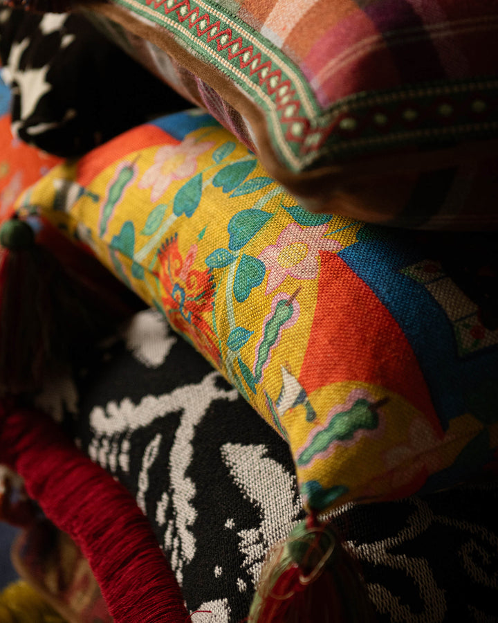 Gypsy Fairytale Lemon cushion pillow by Mind the Gap (LC40286), view 7