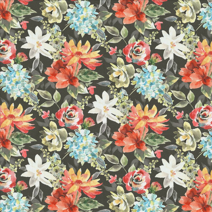 Haiku Floral Pewter by Kasmir Designer Fabric 1471 100% Cotton
 INDIA 10,000 Wyzenbeek Double Rubs </p><p>Repeat: Horizontal: 27 inches and Vertical: 26 2/8 inches 54 - Swanky Fabrics -