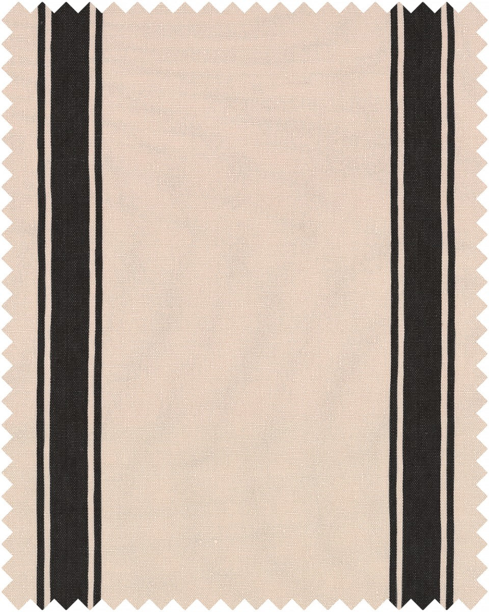 Hajdu Stripe heavy linen fabric by Mind the Gap (FB00057), swatch