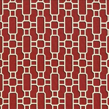 Hakkasan Fret Rouge by Kasmir Designer Fabric 5071 100% Cotton USA 15,000 Wyzenbeek Double Rubs H: 9 inches, V: 12 5/8 inches 54 - Swanky Fabrics - Kasmir