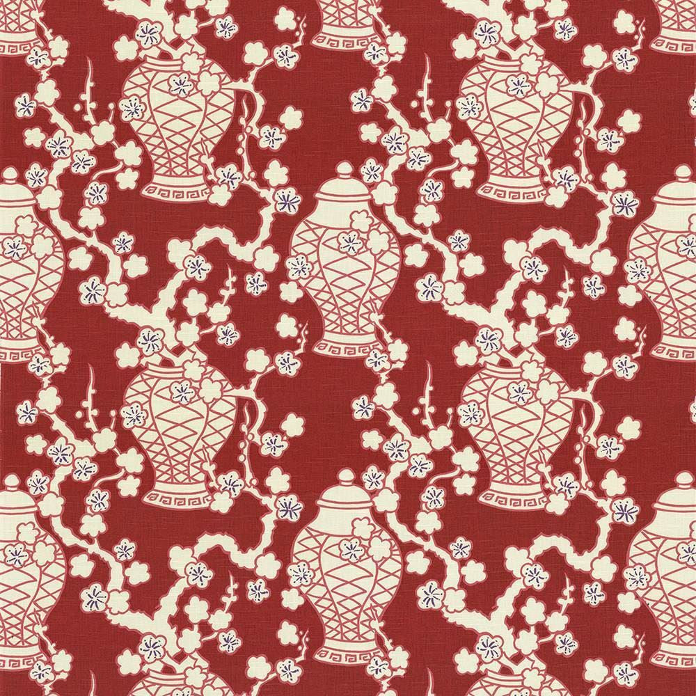 Hakkasan Rouge by Kasmir Designer Fabric 5064 100% Cotton USA 15,000 Wyzenbeek Double Rubs Horizontal: 27 inches and Vertical: 25 2/8 inches 54 - 55 - Swanky Fabrics -