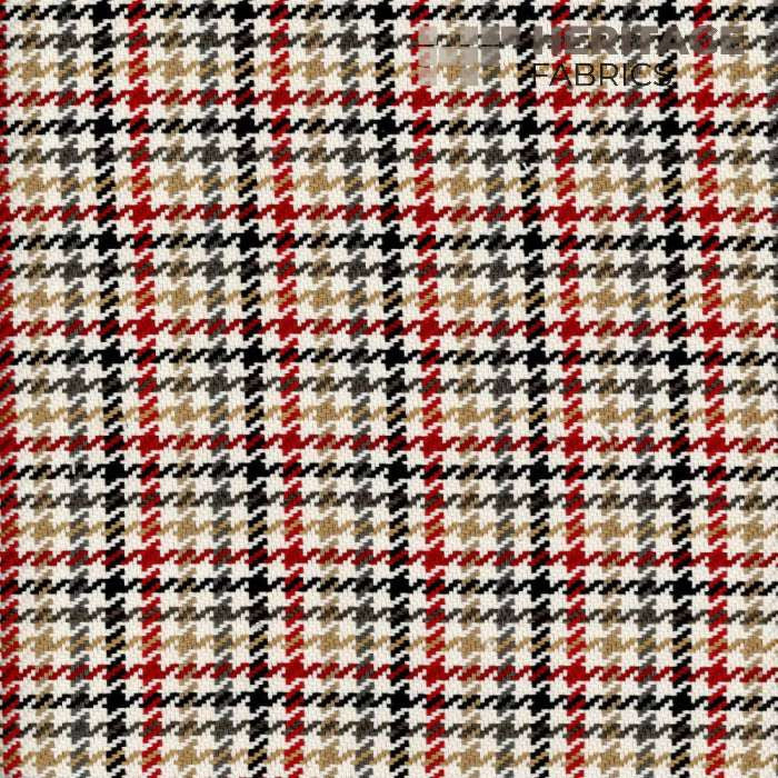 Hamilton Kohl by Heritage Designer Fabric - 100% Cotton India 30,000 Horizontal: 1.25" and Vertical: 1.5" 54" - Swanky Fabrics -