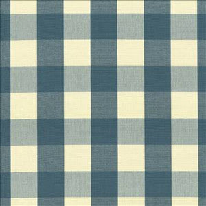 Kasmir Fabric Hampton Check Teal