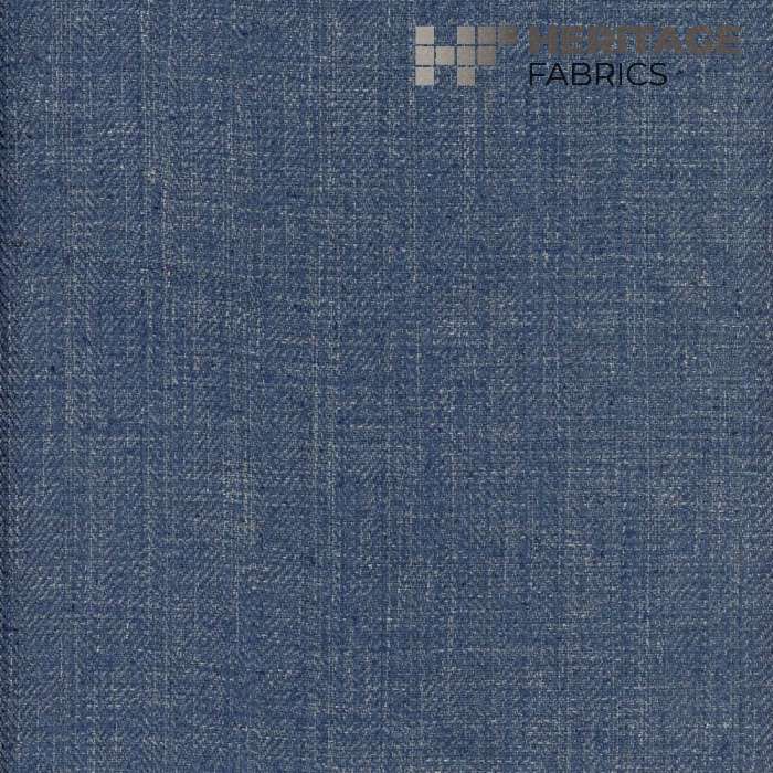 Hemsley Denim by Heritage Fabric See Sample 43% Polyester 19% Linen 19% Cotton 1 9% Rayon See Sample See Sample Horizontal: and Vertical: 54" minimum - Fabric Carolina -