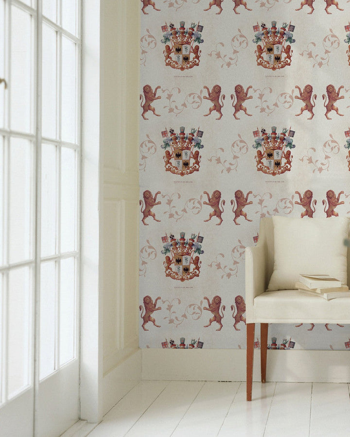 Heraldry Premium Wallpaper by Mind the Gap Designer Wallpaper WALLPAPER DESIGNER COLLECTION Non-woven Made in Europe Paste the wall 3 rolls x 20.5 x 3.25 yards - Swanky Fabrics -