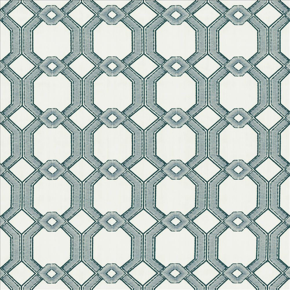 High Line Delft by Kasmir Designer Fabric 1454 100% Polyester
 INDIA Not Tested </p><p>Repeat: Horizontal: 6 6/8 inches and Vertical: 6 4/8 inches 53 - Swanky Fabrics -