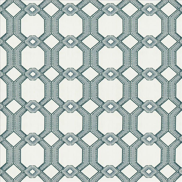 High Line Delft by Kasmir Designer Fabric 1454 100% Polyester
 INDIA Not Tested </p><p>Repeat: Horizontal: 6 6/8 inches and Vertical: 6 4/8 inches 53 - Swanky Fabrics -