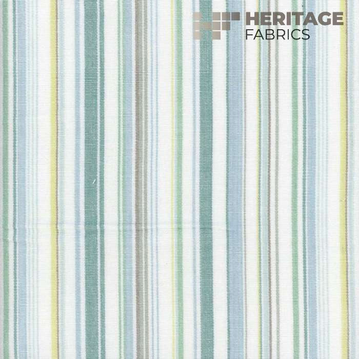 Hilary Seaglass by Heritage Designer Fabric - 100% Cotton India 21,000 Horizontal: 6.75" and Vertical: N/A 54" - Swanky Fabrics -