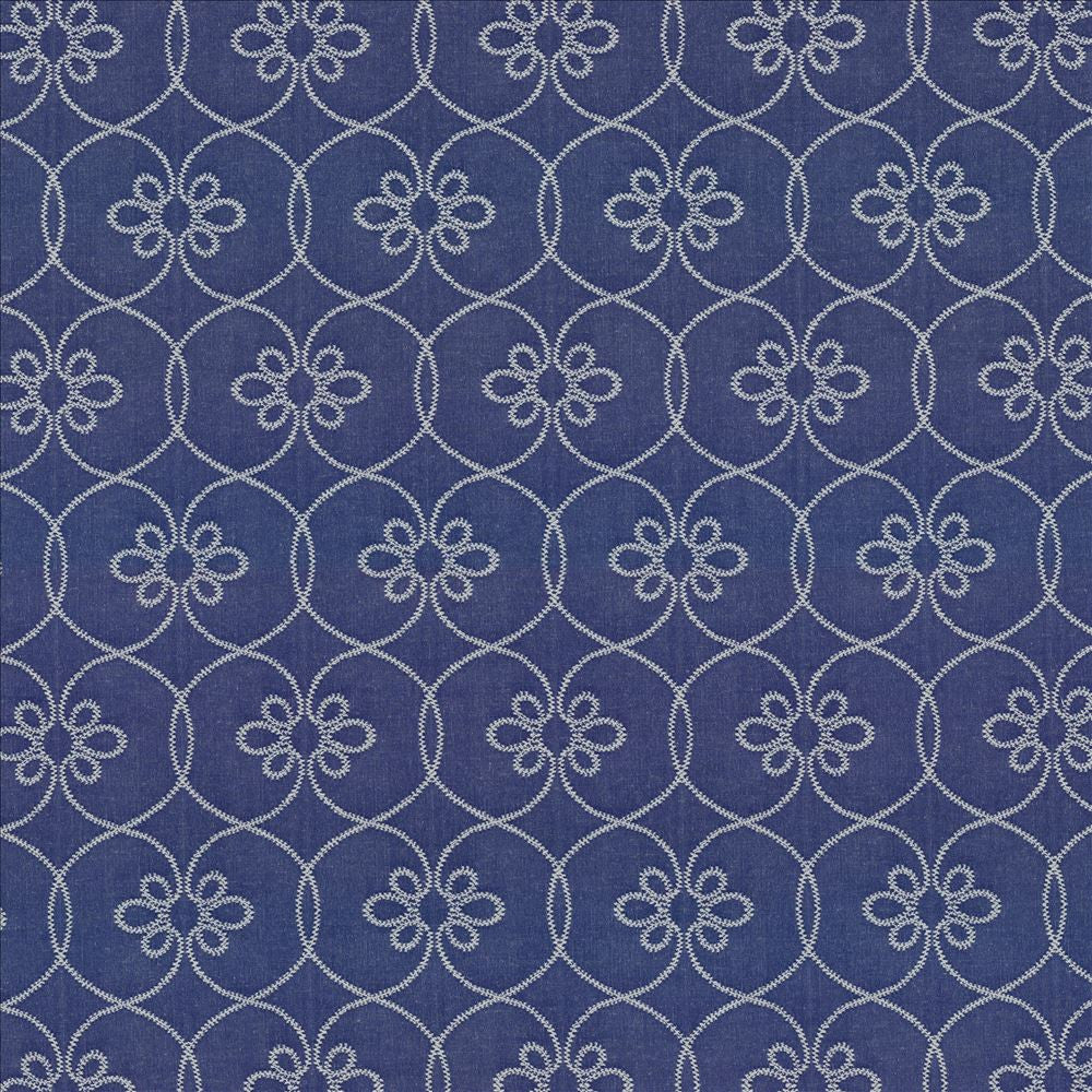 Holly Grove Porcelain by Kasmir Designer Fabric 5088 55% Cotton
45% Polyester
 TAIWAN 15,000 Wyzenbeek Double Rubs </p><p>Repeat: Horizontal: 4 4/8 inches and Vertical: 6 6/8 inches 54 - Swanky Fabrics -