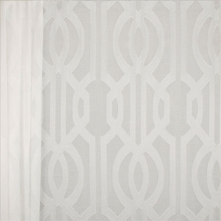 Hope Snow by Kasmir Designer Fabric 1465 100% Polyester
 TURKEY Not Tested </p><p>Repeat: Horizontal: 9 5/8 inches and Vertical: 15 2/8 inches 118 - Swanky Fabrics -