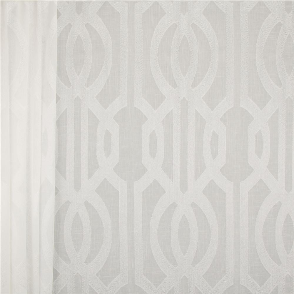 Hope Snow by Kasmir Designer Fabric See sample 100% Polyester
 TURKEY Not Tested </p><p>Repeat: Horizontal: 9 5/8 inches and Vertical: 15 2/8 inches 118 - Swanky Fabrics -