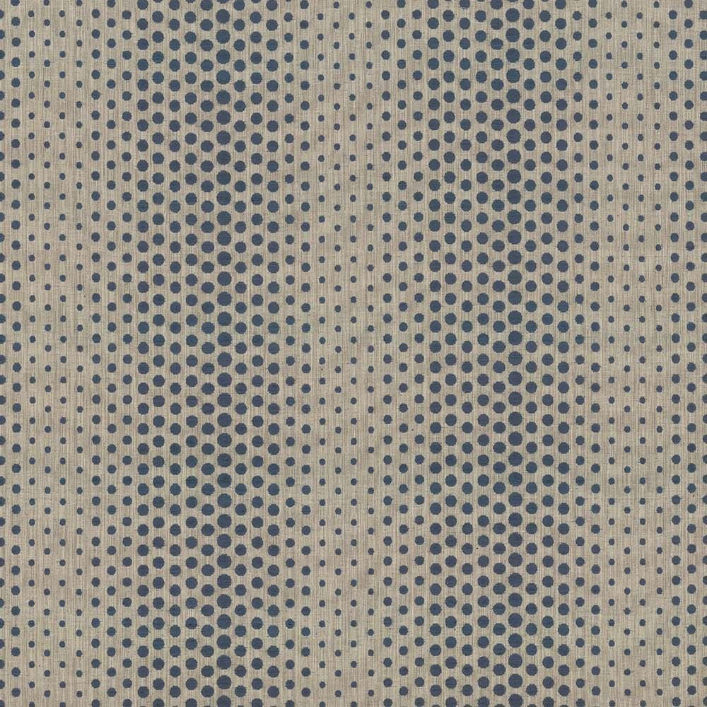 Hot Spots Prussian by Kasmir Designer Fabric 1436 42% Acrylic 33% Polyester 25% Cotton TURKEY 31,000 Martindale Cycles Horizontal: 13 4/8 inches and Vertical: 1 inches 54 - Swanky Fabrics -