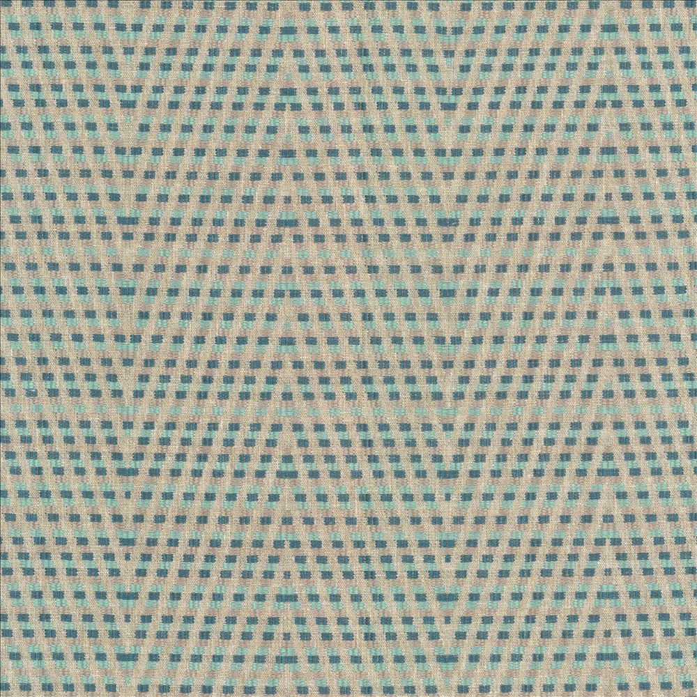 Hot To Trot Aqua  by Kasmir Designer Fabric 5115 78% Polyester
22% Cotton
 INDIA 25,000 Wyzenbeek Double Rubs Horizontal: 6 7/8 inches and Vertical: 14 6/8 inches 54  - Swanky Fabrics -