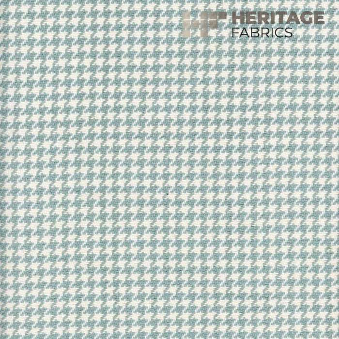 Houndstooth Dolphin by Heritage Designer Fabric - 100% Cotton India 20,000 Horizontal: 0.375" and Vertical: 0.375" 54" - Swanky Fabrics -