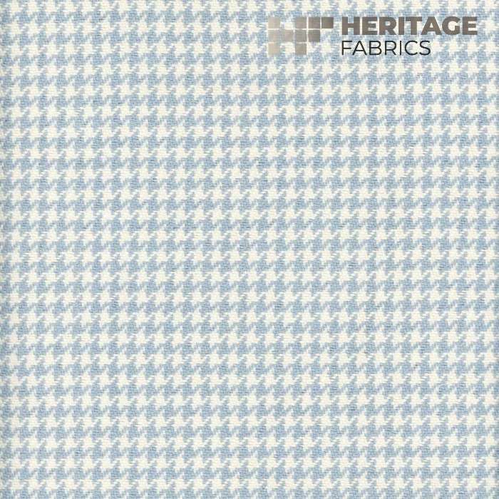 Houndstooth Mist by Heritage Fabric - 100% Cotton India 20,000 Horizontal: 0.375" and Vertical: 0.375" 54" - Fabric Carolina -